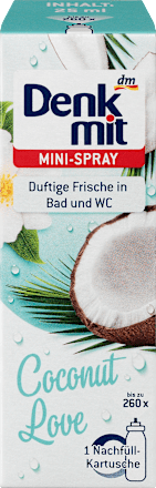 Lufterfrischer Minispray Coconut Love Nachfüllpack Denkmit
