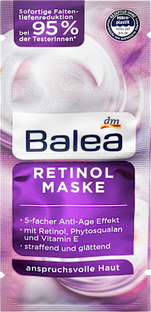 Gesichtsmaske Retinol (2x8 ml) Balea