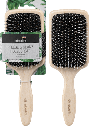 nature Pflege & Glanz Holzbürste Paddle ebelin