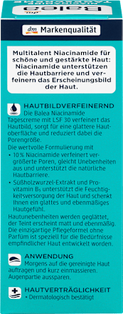 Gesichtscreme Niacinamide LSF30 Balea