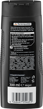 Duschgel Active Carbon Balea MEN