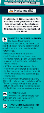 Gesichtscreme Niacinamide LSF30 Balea