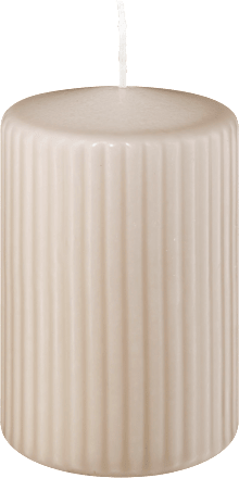 Świeca ryflowana taupe 100/70 Profissimo