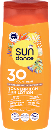 mléko na opalování OF30 s podporou zhnědnutí SUNDANCE