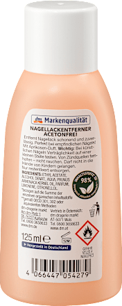 Nagellackentferner Acetonfrei Aprikosenduft ebelin