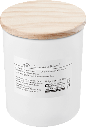 Duftkerze weiß Profissimo