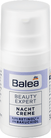 Krem na noc Beauty Expert z 0,3% retinolu i 2% bakuchiolu Balea