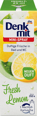 Mini osviežovač vzduchu v spreji Fresh Lemon Denkmit