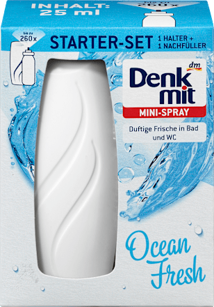 Lufterfrischer Minispray Ocean Fresh Starterset Denkmit