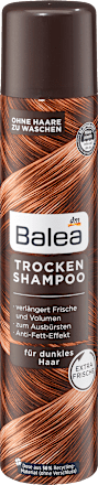 Suchy szampon do ciemnych włosów Balea