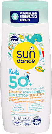 Szenzitív naptej gyermekeknek FF50+ nagyon magas fényvédelemmel SUNDANCE
