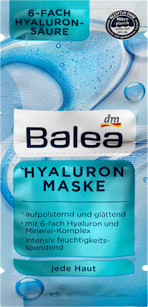 Gesichtsmaske Hyaluron (2x8 ml) Balea
