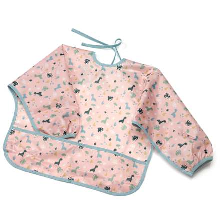 Ärmellätzchen Dino rosa babylove