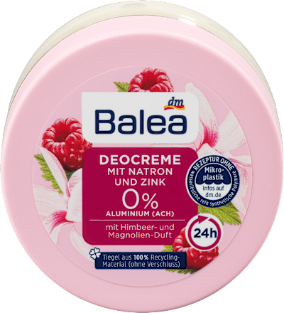 Deocreme mit Natron Balea