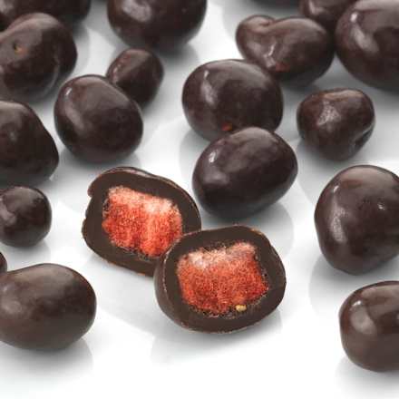 Beeren in Zartbitterschokolade dmBio
