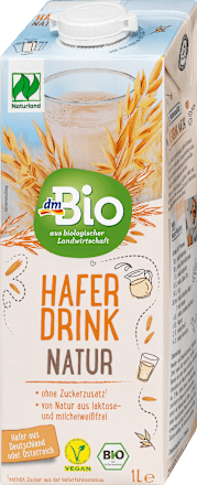 Pflanzendrink, Haferdrink Natur, Naturland dmBio