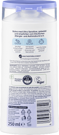 Körperpflege Balsam Ultra Sensitive Panthenol   Balea med
