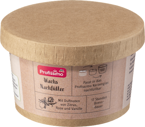 Kerzenglas nachfüllbar Profissimo