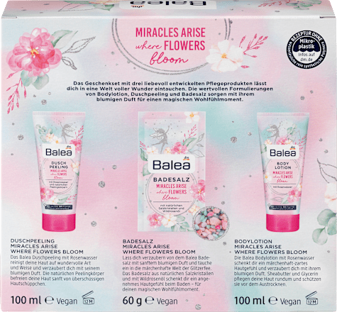 Geschenkset miracles arise where flowers bloom Balea