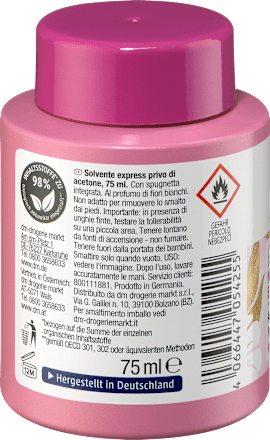 Nagellackentferner Professional Express Acetonfrei  ebelin