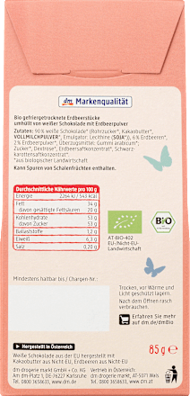 Erdbeeren in Beerenschokolade dmBio