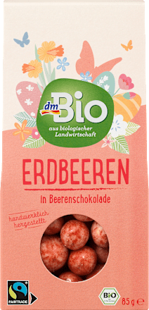 Erdbeeren in Beerenschokolade dmBio