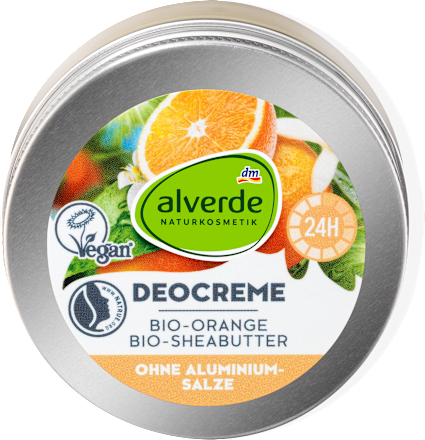 Dezodorant w kremie, pomarańcza BIO & masło shea BIO alverde NATURKOSMETIK