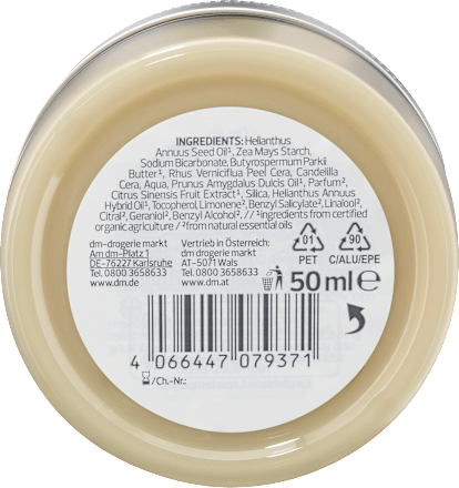 Dezodorant w kremie, pomarańcza BIO & masło shea BIO alverde NATURKOSMETIK