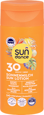 Mleko za zaščito pred soncem, ZF 30 (visoka zaščita), potovalna velikost sundance