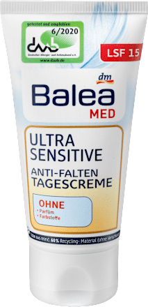 Anti Falten Gesichtscreme Ultra Sensitive LSF 15 Balea med