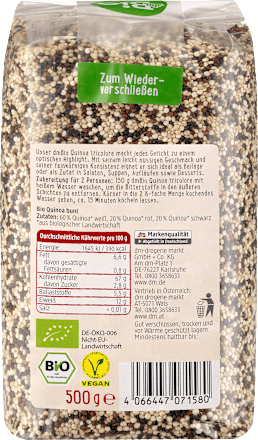 bio quinoa tříbarevná  dmBio