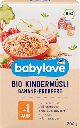 EKO müsli – banana i jagoda, 12 + mj. babylove