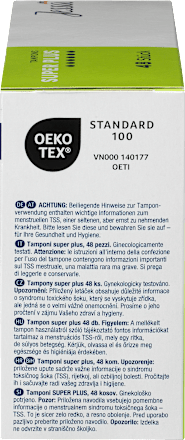 Tampons Super Plus Jessa