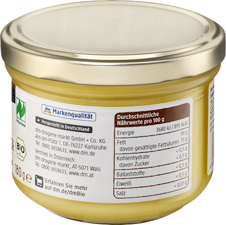 Ghee, geklärte Butter dmBio