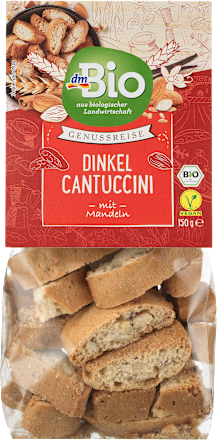 Špaldové pečivo Cantuccini s mandľami Genussreise dmBio