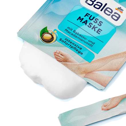 Fußmaske mit Babassu- und Macadamianussöl Balea