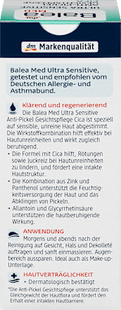 Anti Pickel Creme Ultra Sensitive Balea med