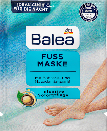 Fußmaske mit Babassu- und Macadamianussöl Balea