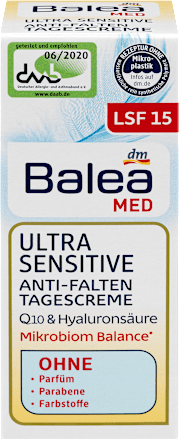 Anti Falten Gesichtscreme Ultra Sensitive LSF 15 Balea med
