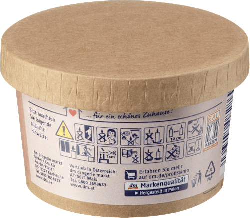 Kerzenglas nachfüllbar Profissimo