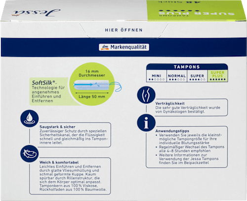 Tampons Super Plus Jessa