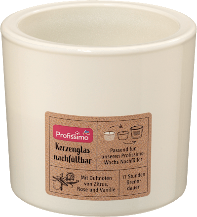 Kerzenglas nachfüllbar Profissimo
