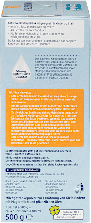Gyerekitalpor fölözött tejjel és növényi olajokkal, 1 éves kortól babylove