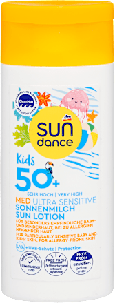 Otroško mleko za zaščito pred soncem Med Ultra Sensitiv, ZF 50+, potovalna velikost sundance