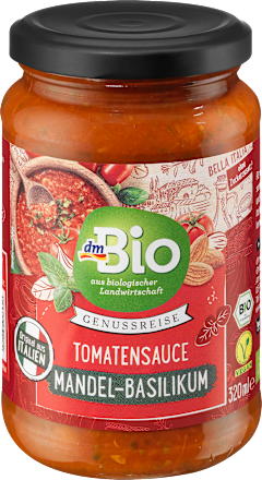 Tomatensauce Mandel-Basilikum dmBio