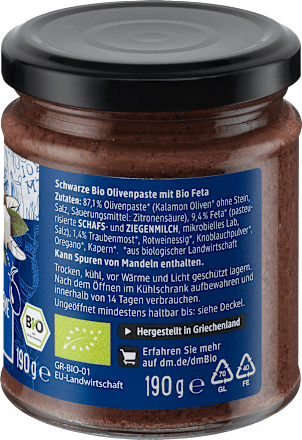 Bio feketeolíva-krém fetával dmBio