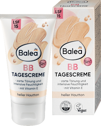BB krema za lice SPF 15 - svijetli ton Balea