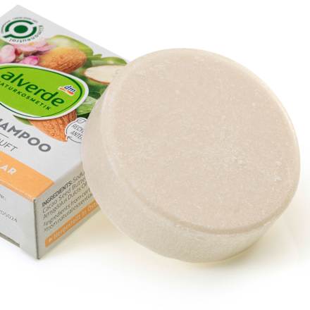 Szampon do włosów w kostce, o zapachu migdałów alverde NATURKOSMETIK