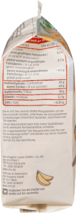 Trockenobst Mangostreifen, Naturland dmBio