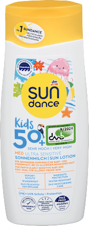Kids MED ULTRA SENSITIV dečiji losion za zaštitu od sunca, SPF 50+ SUNDANCE